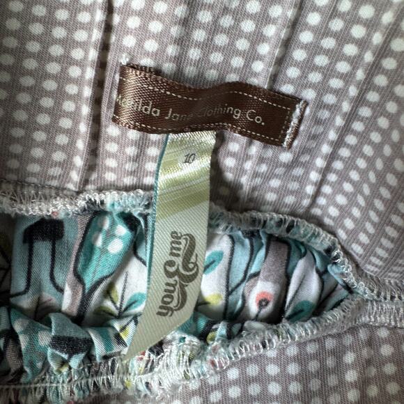 Matilda Jane Girls Skirt 10 Art Print Blue Pockets - Picture 2 of 6